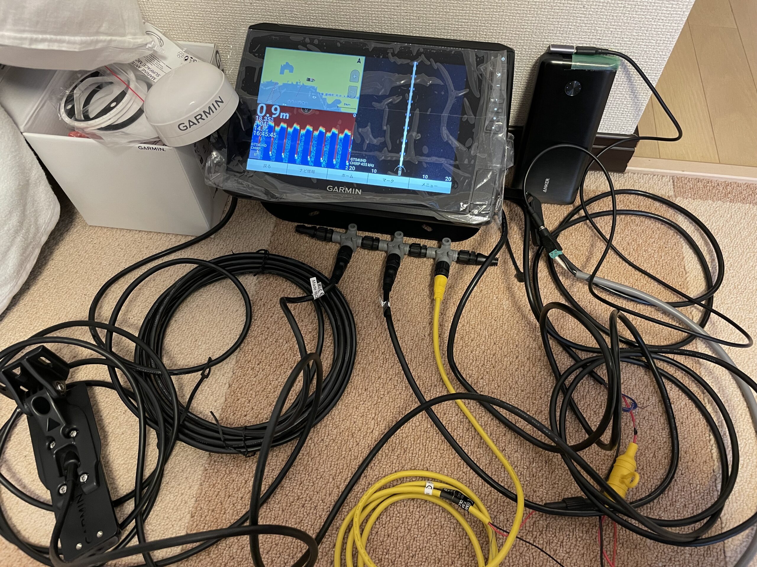 モバイルバッテリーで「ECHOMAP Ultra」は動作するのか？？ | BREAKLINE（ブレイクライン） ～浜名湖 フィッシングブログ～